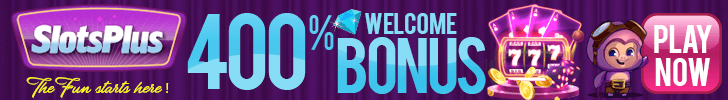 Welcome bonus promo at SlotsPlus Casino